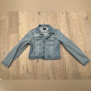 Vintage Polo Ralph Lauren Light Wash Cropped Denim Jacket MP